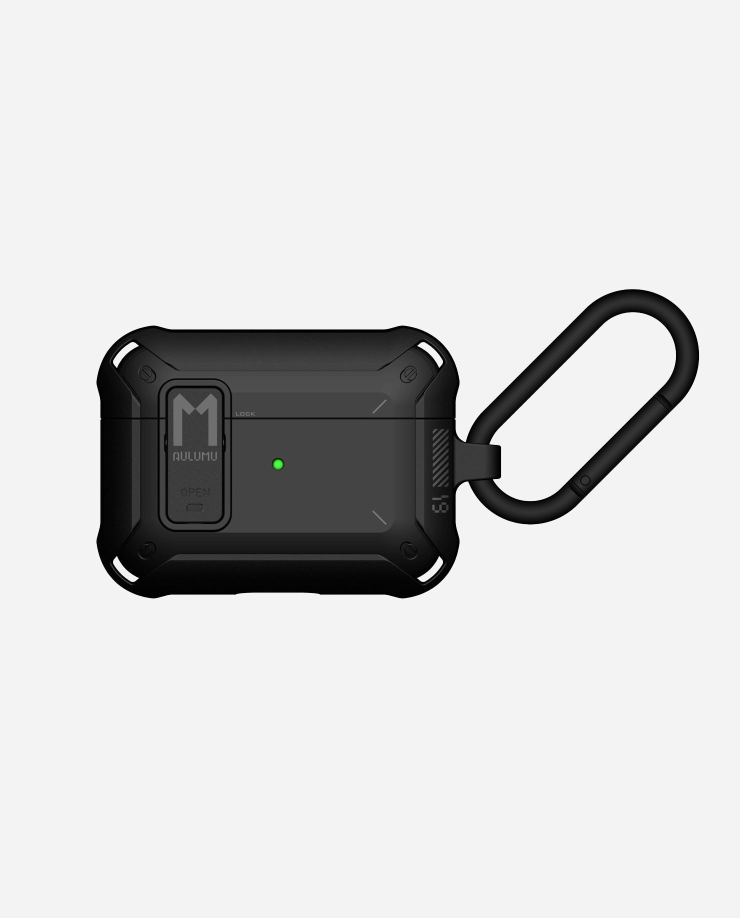A19 Airpods Pro 用 保護ケース ロック＆キーホルダー付き