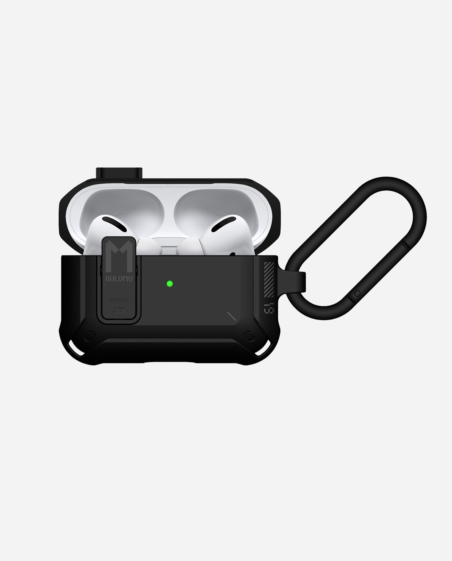 A19 Airpods Pro 用 保護ケース ロック＆キーホルダー付き