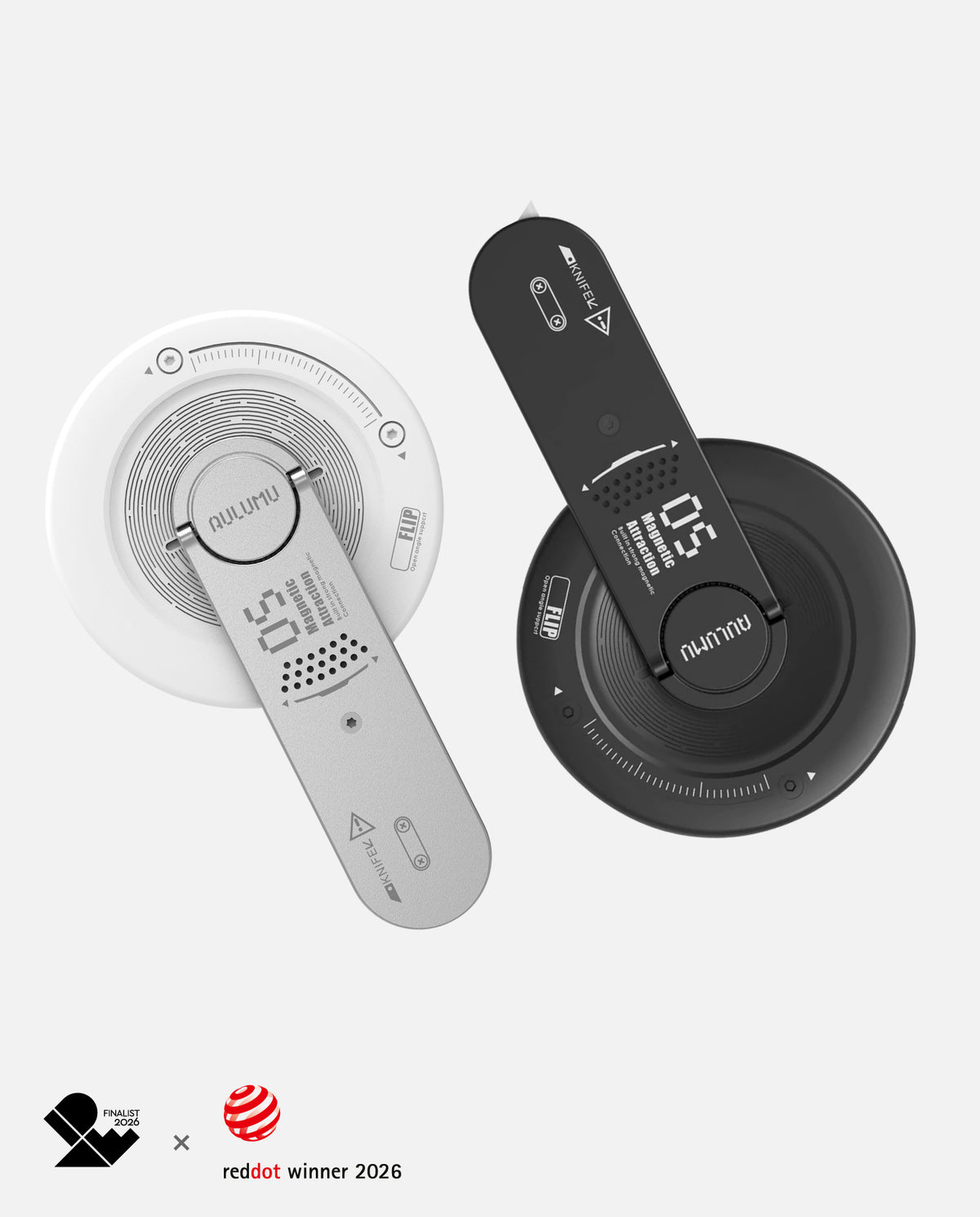 G05 スマホスタンド |4 in 1多機能|セラミックナイフ内蔵|ブラック|MagSafe対応