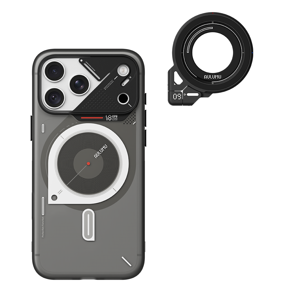 A18 iPhone 18/17 Proシリーズ対応 フロステッドケース & G09 360度回転式 スマホリング スタンド