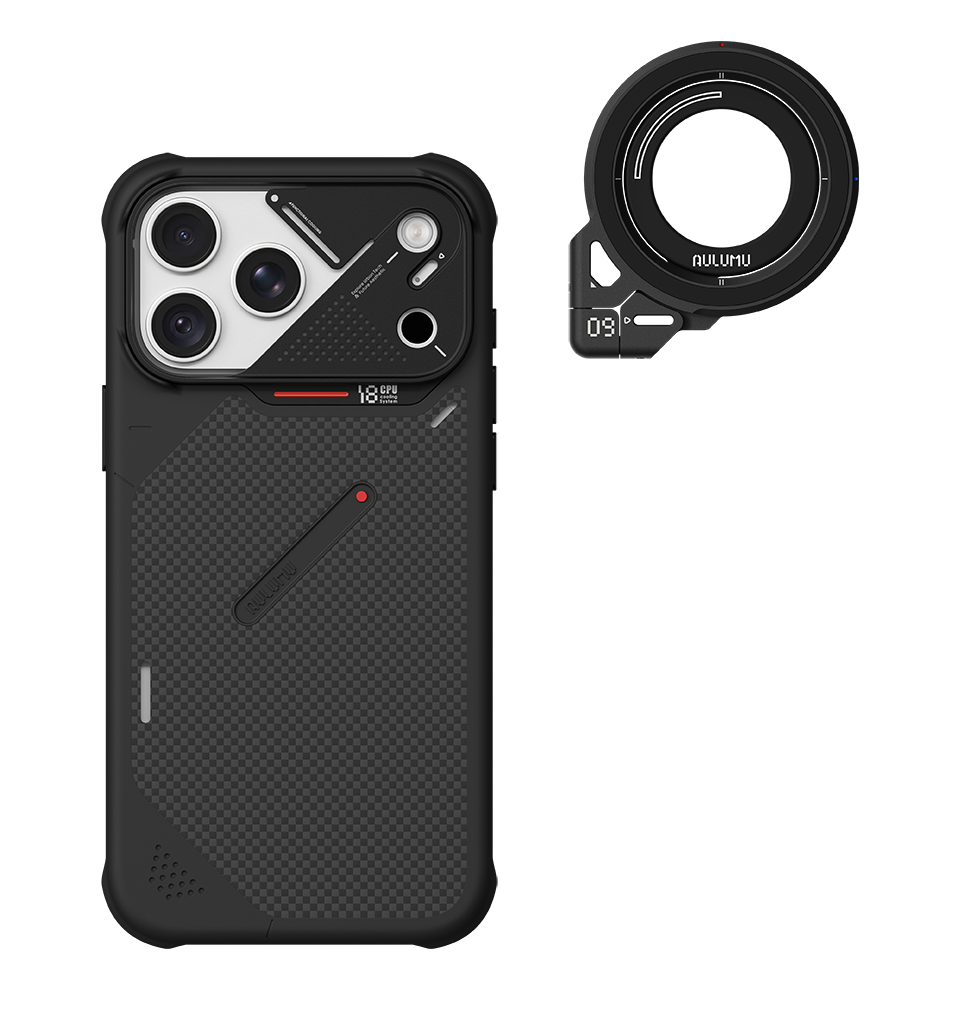 A18 iPhone 18/17 Proシリーズ対応 耐衝撃アラミド繊維スマホケース & G09 360度回転式 スマホリング スタンド